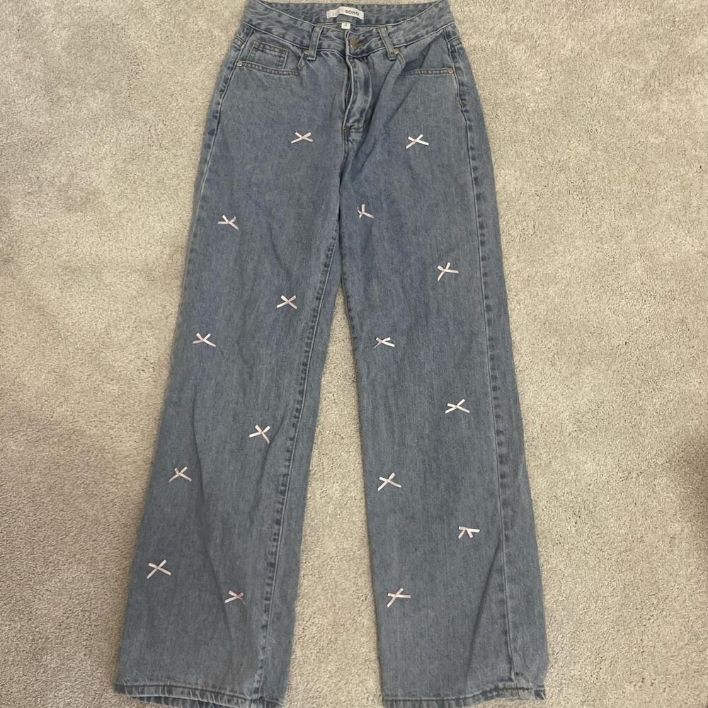 Soho-yacht-club Women's Blue and Grey Jeans